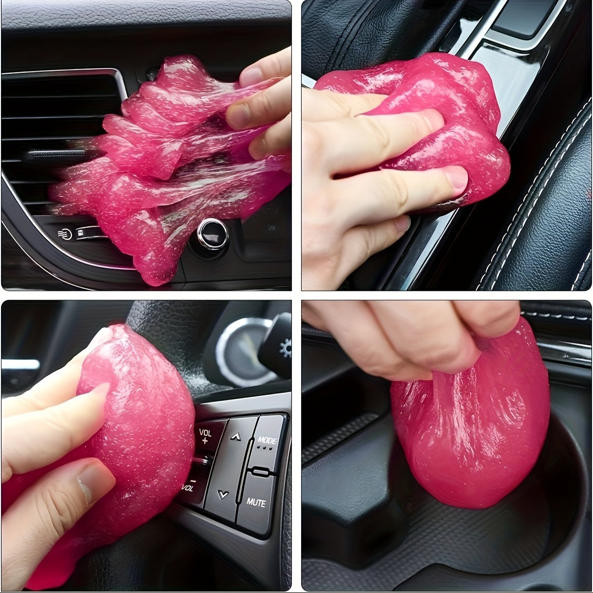 कार क्लिनिङ जेल, कारको भित्री मर्मतसम्भार सफाई उत्पादनहरू, कुनाको धुलोको सजिलो सफाई, कार युनिभर्सल, दैनिक सफाई, टाँसिने धुलोको पुन: प्रयोगयोग्य प्रयोग