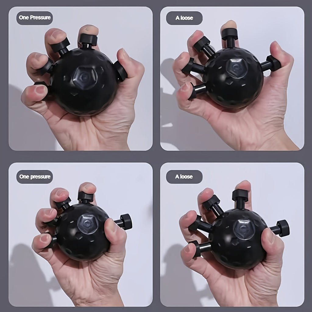 १ पिस फिंगर ग्रिप स्ट्रेन्थनर, २०२५ अपग्रेडेड ह्यान्ड एण्ड फिंगर एक्सरसाइजर, मांसपेशी निर्माणको लागि सिलिकन ग्रिप ट्रेनर, फोरआर्म स्ट्रेन्थ