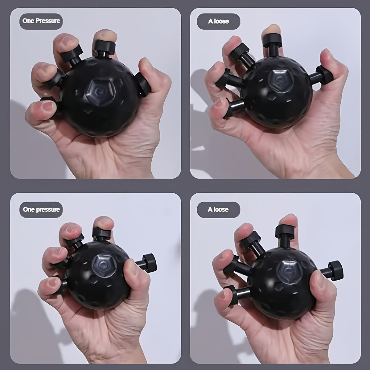 १ पिस फिंगर ग्रिप स्ट्रेन्थनर, २०२५ अपग्रेडेड ह्यान्ड एण्ड फिंगर एक्सरसाइजर, मांसपेशी निर्माणको लागि सिलिकन ग्रिप ट्रेनर, फोरआर्म स्ट्रेन्थ