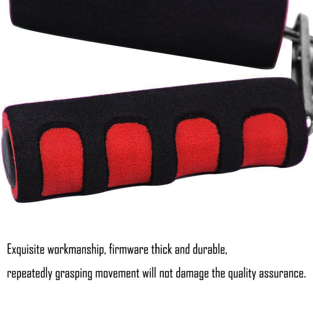 १-प्याक फोम ह्यान्ड ग्रिपर ५५ पाउण्ड शक्ति भएको, एर्गोनोमिक नन-स्लिप ग्रिप र स्प्रिङ्स - घर जिम, क्रसफिट, नाडी र हात शक्ति प्रशिक्षणको लागि रातो/नीलो, ह्यान्ड ग्रिप स्ट्रेन्थनर