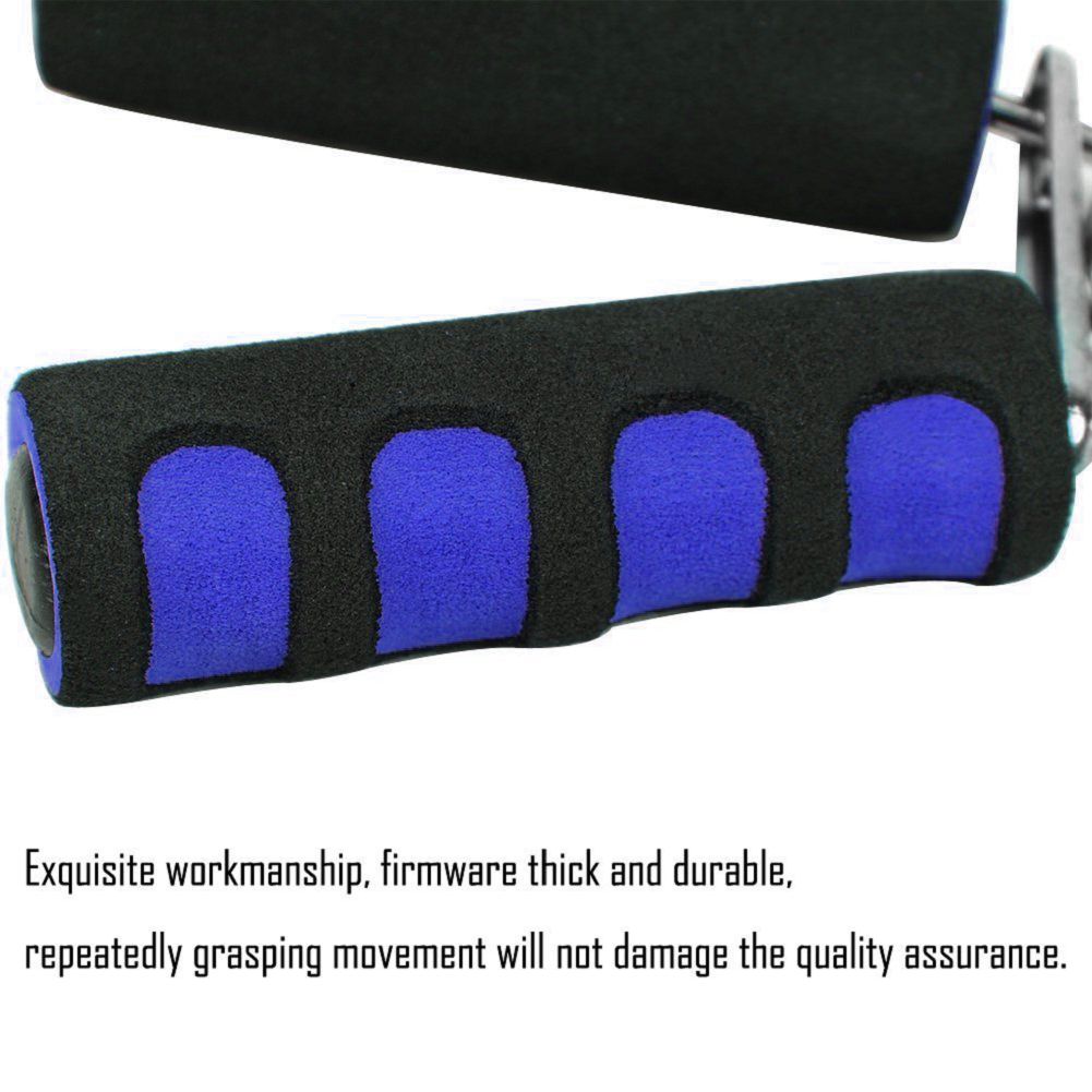१-प्याक फोम ह्यान्ड ग्रिपर ५५ पाउण्ड शक्ति भएको, एर्गोनोमिक नन-स्लिप ग्रिप र स्प्रिङ्स - घर जिम, क्रसफिट, नाडी र हात शक्ति प्रशिक्षणको लागि रातो/नीलो, ह्यान्ड ग्रिप स्ट्रेन्थनर