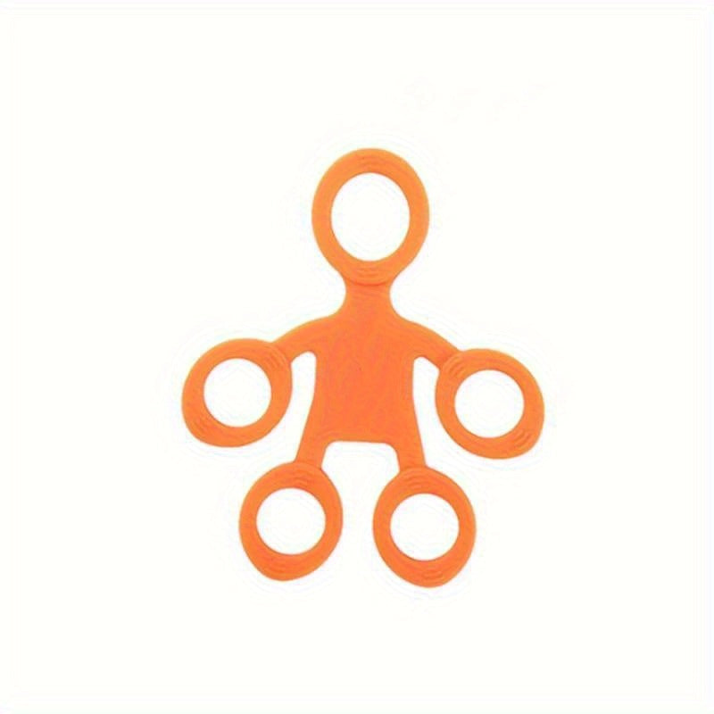 १ पिस सिलिकन फिंगर ग्रिप स्ट्रेन्थनर, मध्यम टेन्सन लेभल, औंला तालिम र शक्ति सुधारको लागि हात व्यायाम गर्ने औंठी