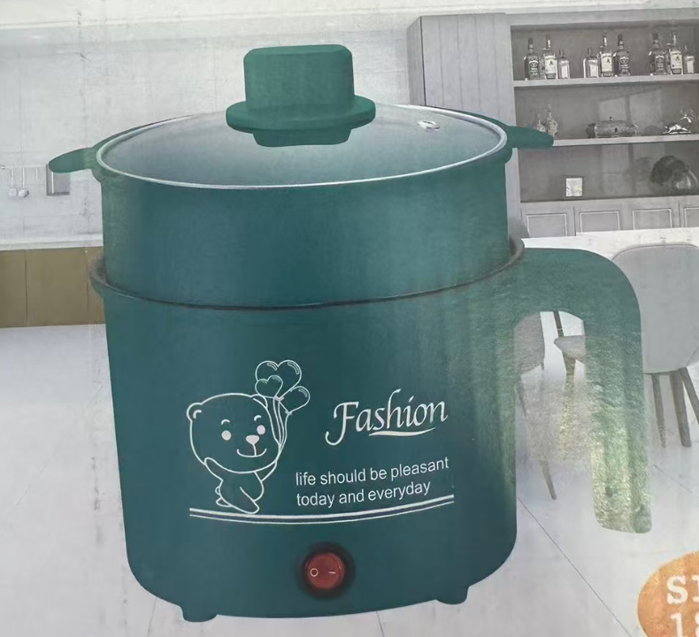 घरको भान्छाको लागि मिनी इलेक्ट्रिक कुकर २ जनाको खाना चाउचाउ सिंगल/डबल लेयर मल्टिफंक्शनल नन-स्टिक प्यान स्टीम कुकिंग मेसिन