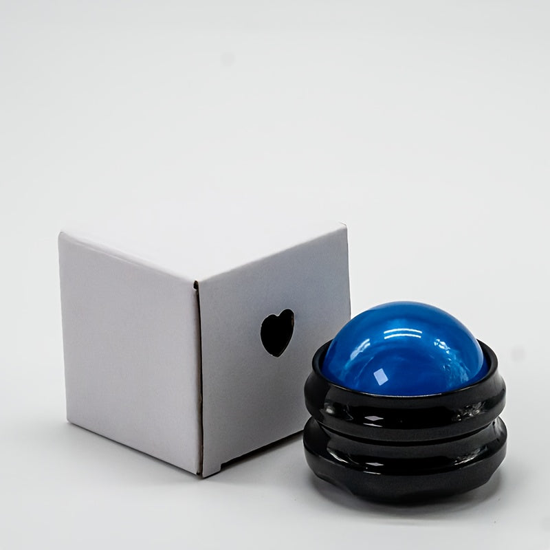 १ पिस हातले चलाउने रोलर, बल मसाजर, शरीर र खुट्टा आराम गर्ने, दबाबको लागि आराम गर्ने उपकरण।