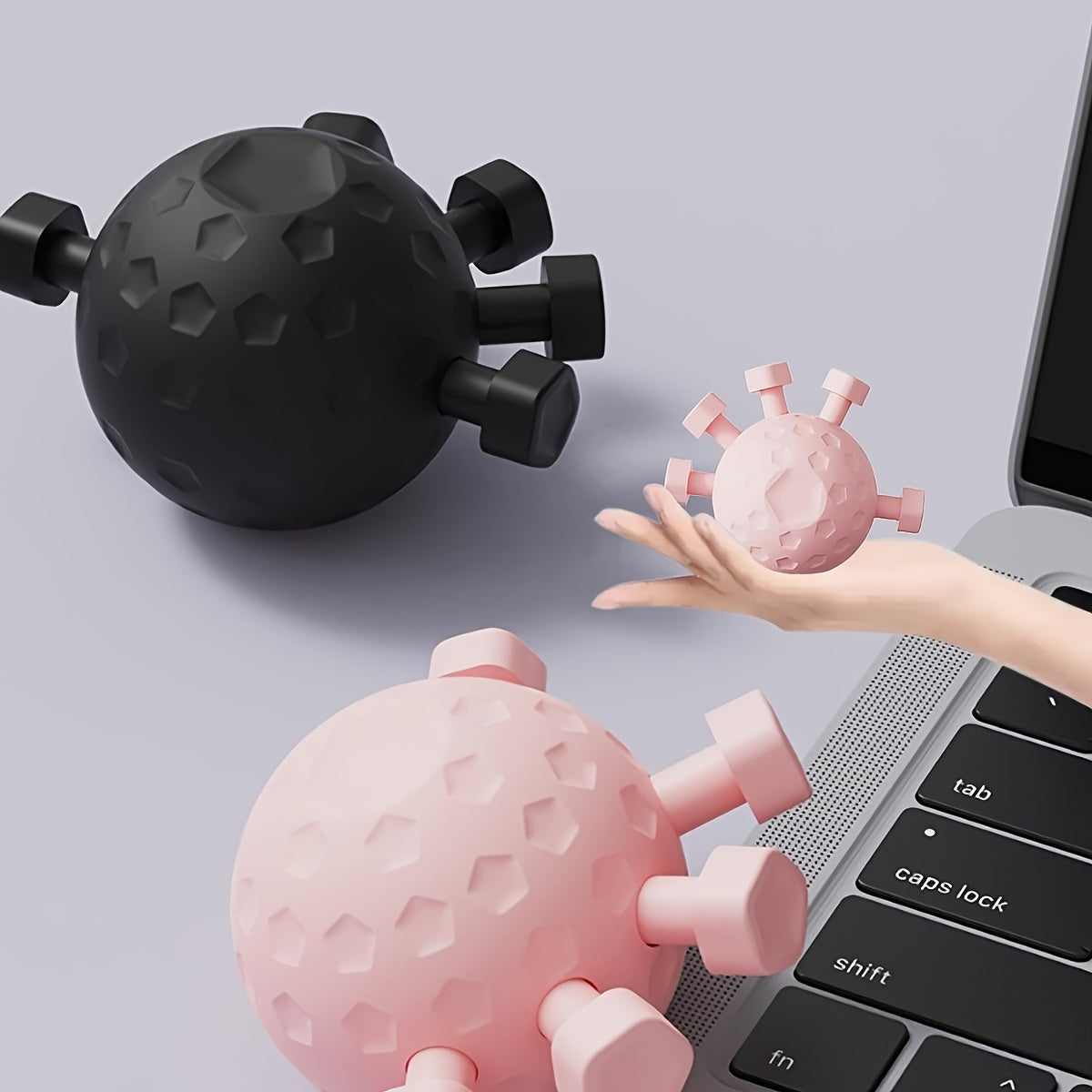 १ पिस फिंगर ग्रिप स्ट्रेन्थनर, २०२५ अपग्रेडेड ह्यान्ड एण्ड फिंगर एक्सरसाइजर, मांसपेशी निर्माणको लागि सिलिकन ग्रिप ट्रेनर, फोरआर्म स्ट्रेन्थ