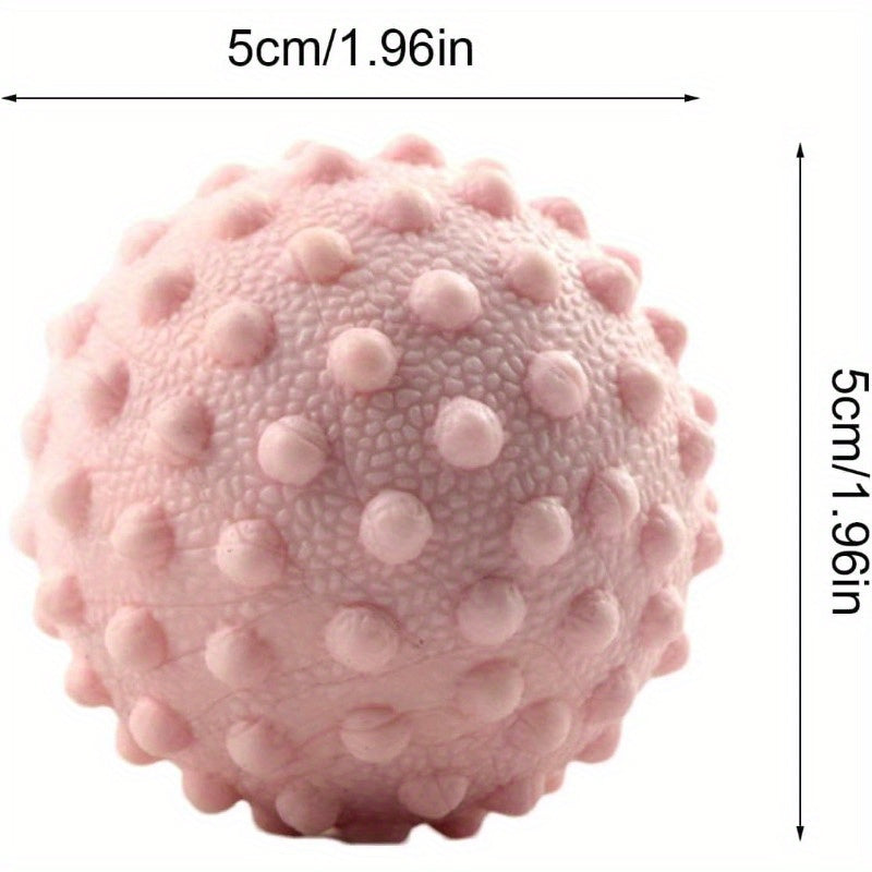 योग फिटनेस रोलर, पूर्ण शरीर ट्रिगर पोइन्ट हेरचाहको लागि म्यानुअल योग मसाज बल, घर जिमको लागि उपयुक्त, गुलाबी, बैजनी, नीलो, हरियो रंगमा मांसपेशी आराम