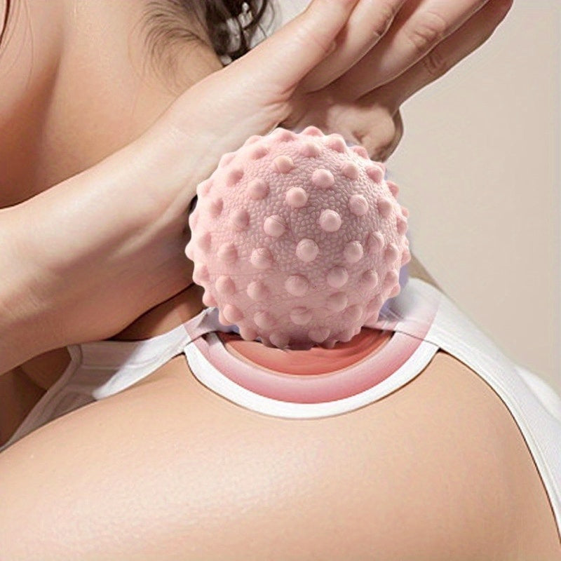 योग फिटनेस रोलर, पूर्ण शरीर ट्रिगर पोइन्ट हेरचाहको लागि म्यानुअल योग मसाज बल, घर जिमको लागि उपयुक्त, गुलाबी, बैजनी, नीलो, हरियो रंगमा मांसपेशी आराम