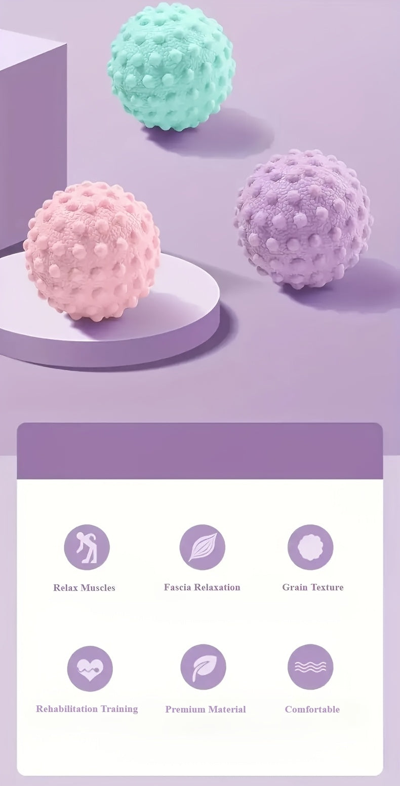 फेसिया बल, उठेको बिन्दु मसाज बल, TPR योग बल, कम्मर पछाडि, खुट्टा मसाज बल, घर जिमको लागि उपयुक्त