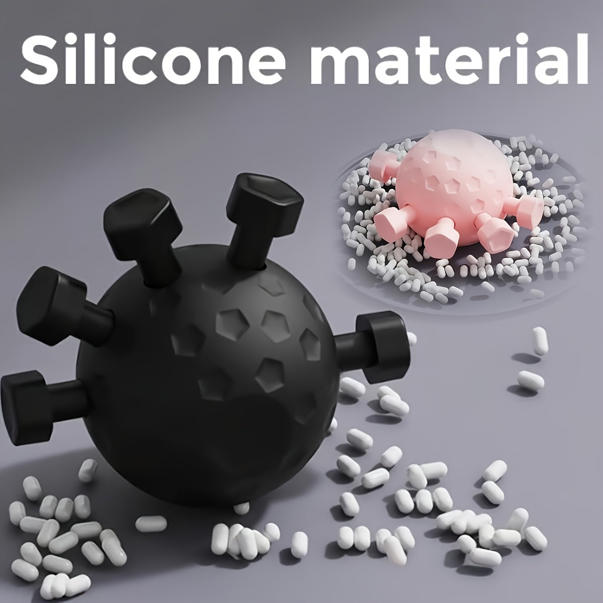 १ पिस फिंगर ग्रिप स्ट्रेन्थनर, २०२५ अपग्रेडेड ह्यान्ड एण्ड फिंगर एक्सरसाइजर, मांसपेशी निर्माणको लागि सिलिकन ग्रिप ट्रेनर, फोरआर्म स्ट्रेन्थ