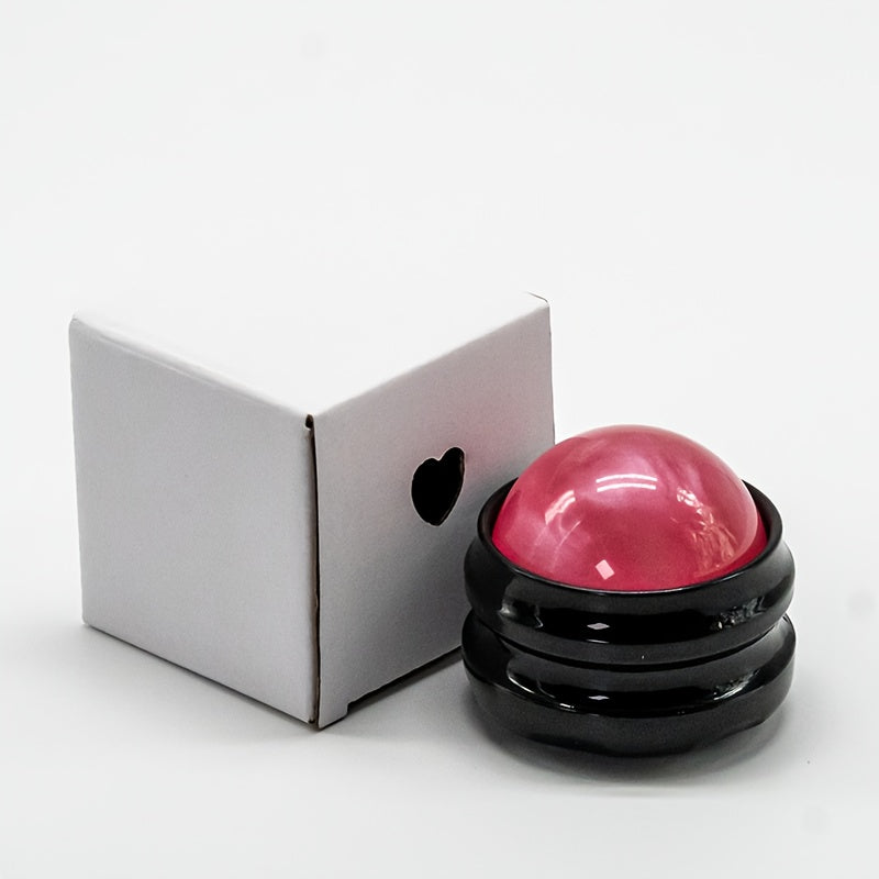 १ पिस हातले चलाउने रोलर, बल मसाजर, शरीर र खुट्टा आराम गर्ने, दबाबको लागि आराम गर्ने उपकरण।