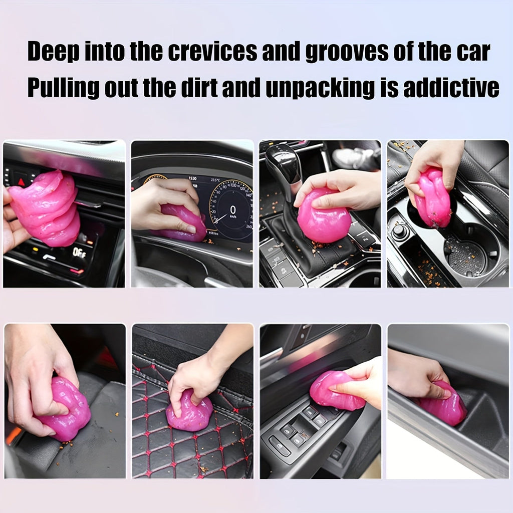 कार क्लिनिङ जेल, कारको भित्री मर्मतसम्भार सफाई उत्पादनहरू, कुनाको धुलोको सजिलो सफाई, कार युनिभर्सल, दैनिक सफाई, टाँसिने धुलोको पुन: प्रयोगयोग्य प्रयोग