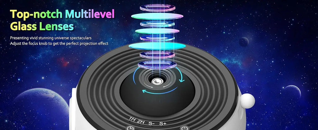 शयनकक्ष १३ फिल्म डिस्कको लागि ग्यालेक्सी प्रोजेक्टर HD छवि स्टार प्रोजेक्टर नाइट लाइट ३६०° घुमाउने बालबालिकाको प्लानेटेरियम प्रोजेक्टर