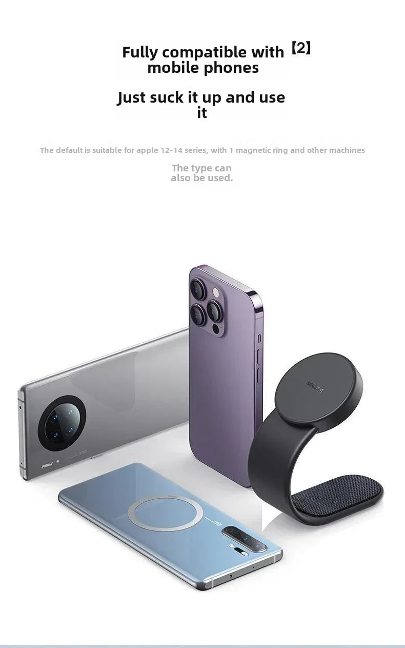 VIKEFON नयाँ चुम्बकीय चुम्बकीय कार मोबाइल फोन होल्डर फोल्डेबल कार विशेष कार सक्शन कप डिस्क चुम्बकीय नेभिगेसन सक्शन