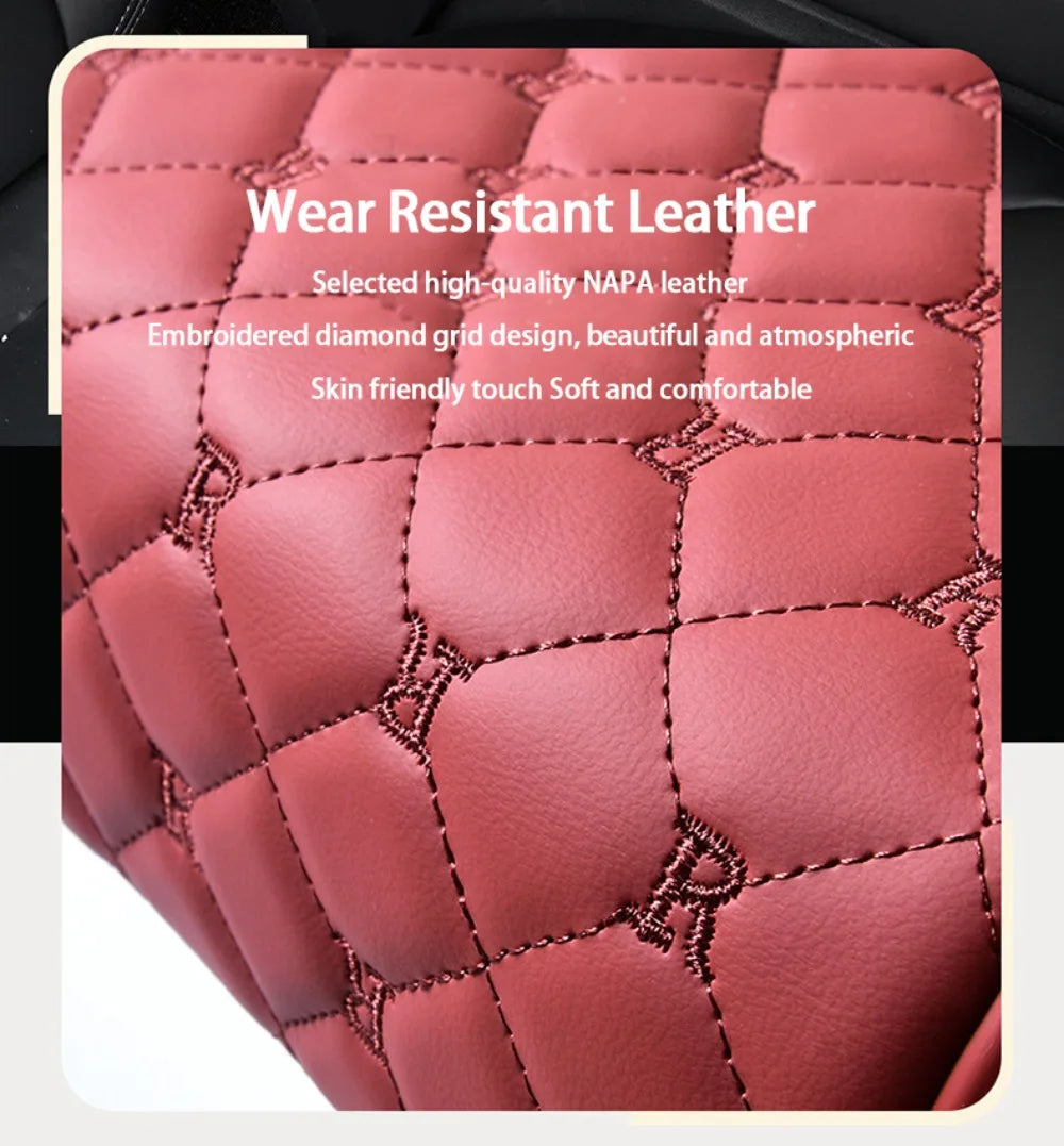पोर्टेबल सेन्टर कन्सोल आर्मरेस्ट कुशन PU लेदर मल्टिफंक्शनल आर्मरेस्ट प्याड कप होल्डर टिस्यु बक्सको साथ उचाइ बढाउँदै