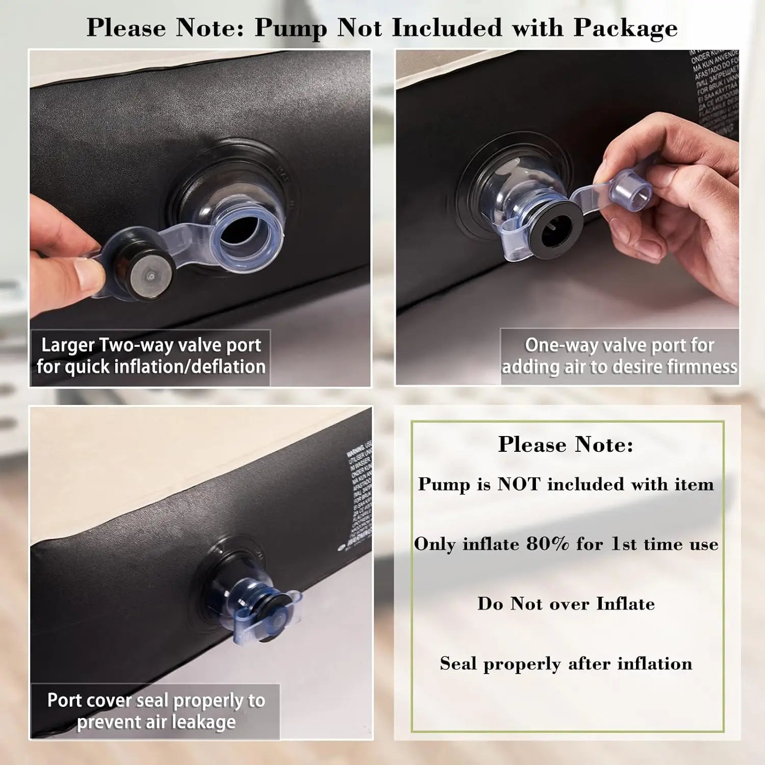 थोक ठूलो आकारको इन्फ्लेटेबल ओछ्यान साधारण पोर्टेबल एयर कुशन ओछ्यान बाहिरी घरायसी इन्फ्लेटेबल ओछ्यान