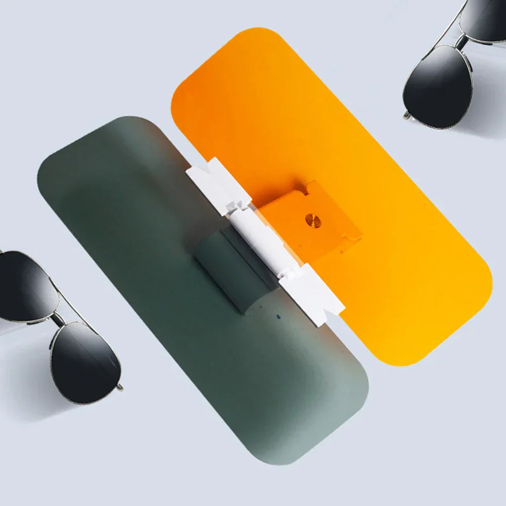 कार सन भिजर पोलराइज्ड एन्टी ग्लेयर सन भिजर एक्स्टेन्डर एन्टी-ड्याजल यूभी ब्लकिङ सनशेड एचडी नाइट भिजन ड्राइभिङ गगल सन शेड