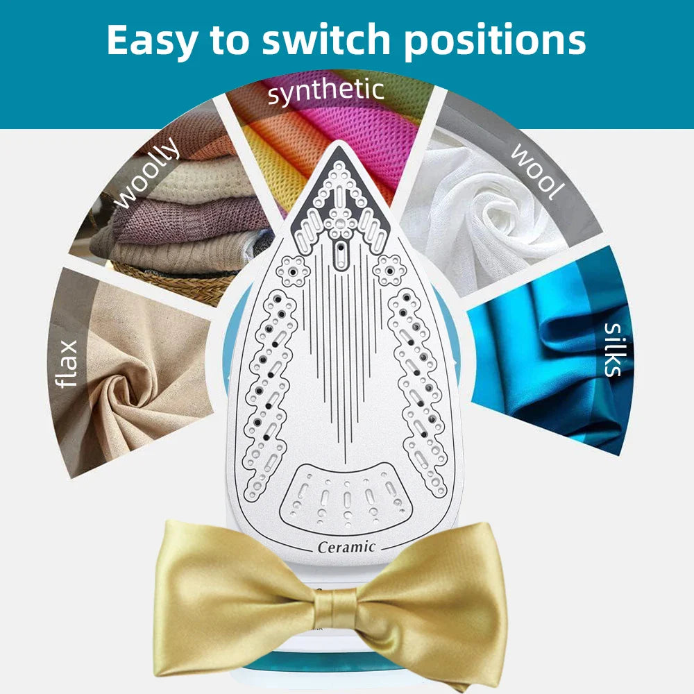 सोनिफर स्टीम आइरन १६०० वाट फास्ट हिटिंग १६० मिली पानी ट्याङ्की ट्राभल आइरन अपराइट स्टीम एडजस्टेबल स्टीम सेल्फ-क्लिनिङ सिरेमिक सोलप्लेट