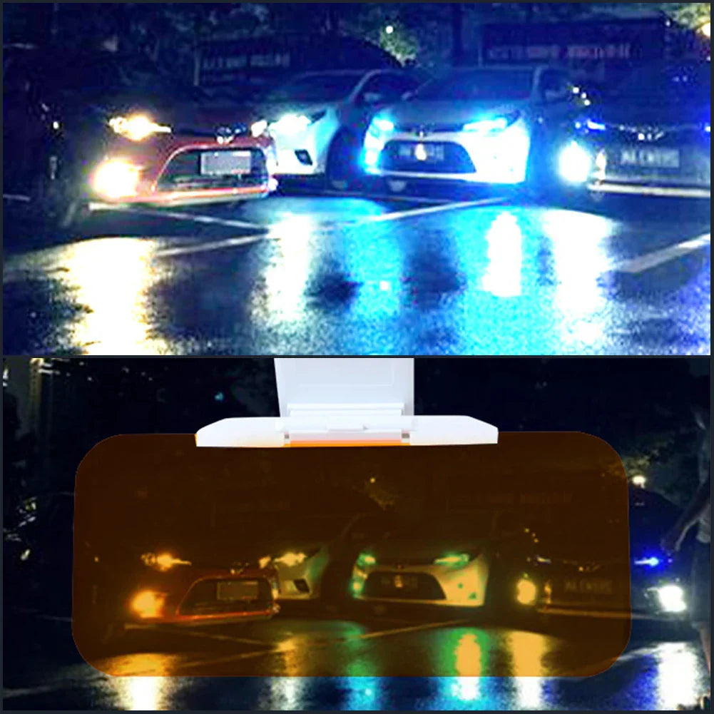 कार सन भिजर पोलराइज्ड एन्टी ग्लेयर सन भिजर एक्स्टेन्डर एन्टी-ड्याजल यूभी ब्लकिङ सनशेड एचडी नाइट भिजन ड्राइभिङ गगल सन शेड