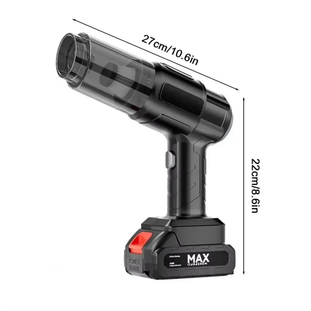 ९०००Pa सक्सन कार भ्याकुम क्लिनर सुपर सक्सन हाई पावर वायरलेस डस्ट ब्लोअर १५००mAh ह्यान्डहेल्ड एयर डस्ट कलेक्टर घरायसी