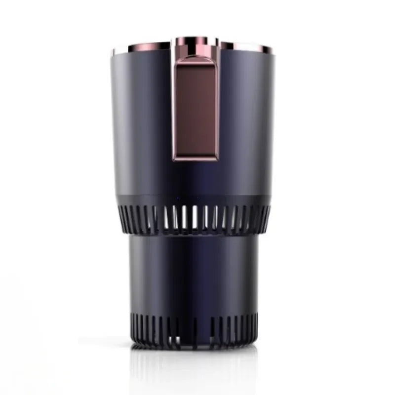 स्मार्ट कार २-इन-१ तातो र चिसो कप पेय पदार्थ होल्डर होम फास्ट रेफ्रिजरेसन कूलिङ/हिटिंग मिनी टच स्क्रिन पेय पदार्थ मग पेय पदार्थ क्यान