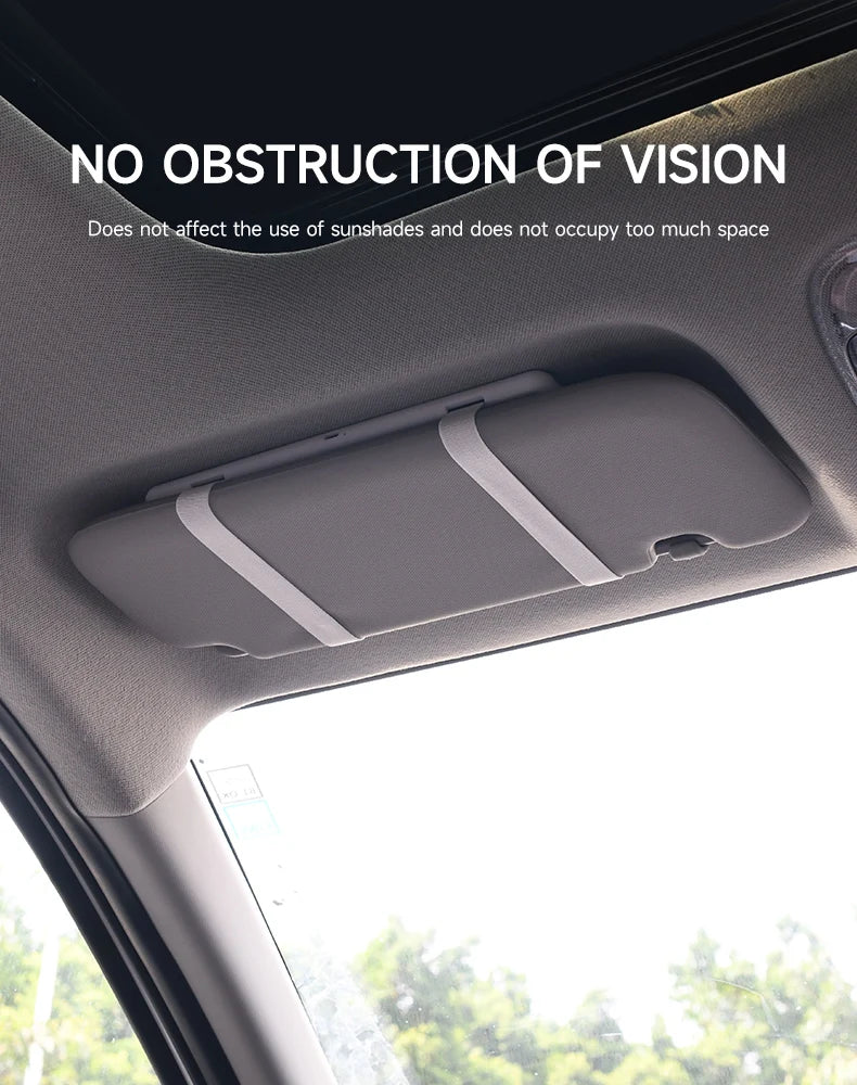 Fccemc कार सन भिजर मेकअप मिरर एलईडी टच स्क्रिन समायोज्य ब्राइटनेस अटो इन्टेरियर मेकअप HD मिरर चार्जिङ भ्यानिटी मिरर