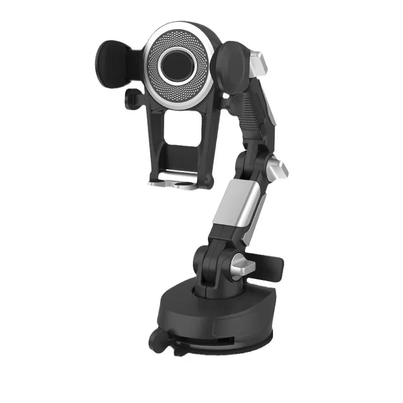 बायाँ र दायाँ समायोज्य घुमाउने कार फोन स्ट्यान्ड - डेस्कटप र नेभिगेसन फोन होल्डर सहायक उपकरण
