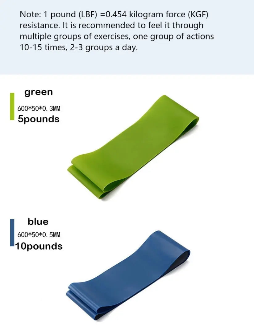 ५ पीसी योग टेन्सन बेल्ट फिटनेस इलास्टिक बेल्ट प्रतिरोध बेल्ट स्क्वाट बट एड्स टेन्सन रिंग स्ट्रेचिंग व्यायाम बेल्ट