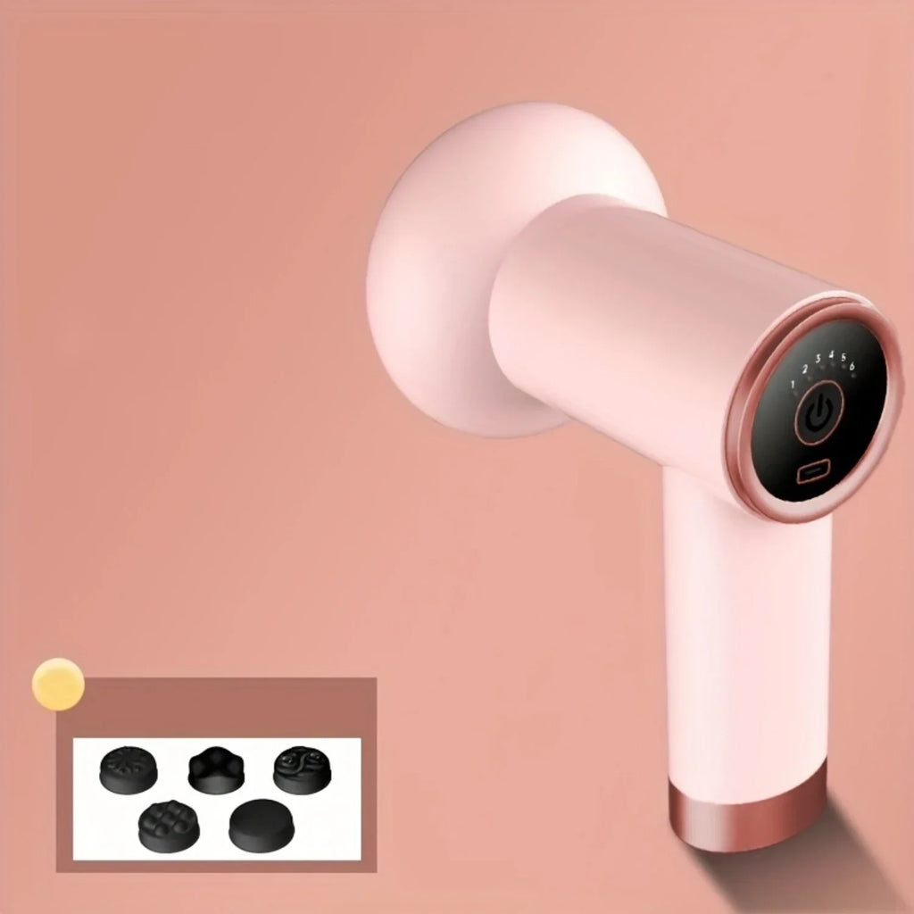 प्रोफेशनल डीप टिस्यु मसाज गन - पूरा शरीर, पेट, खुट्टा, कम्मरको लागि कम्पन मसाजर - ह्यान्डहेल्ड बहुकार्यात्मक सौन्दर्य