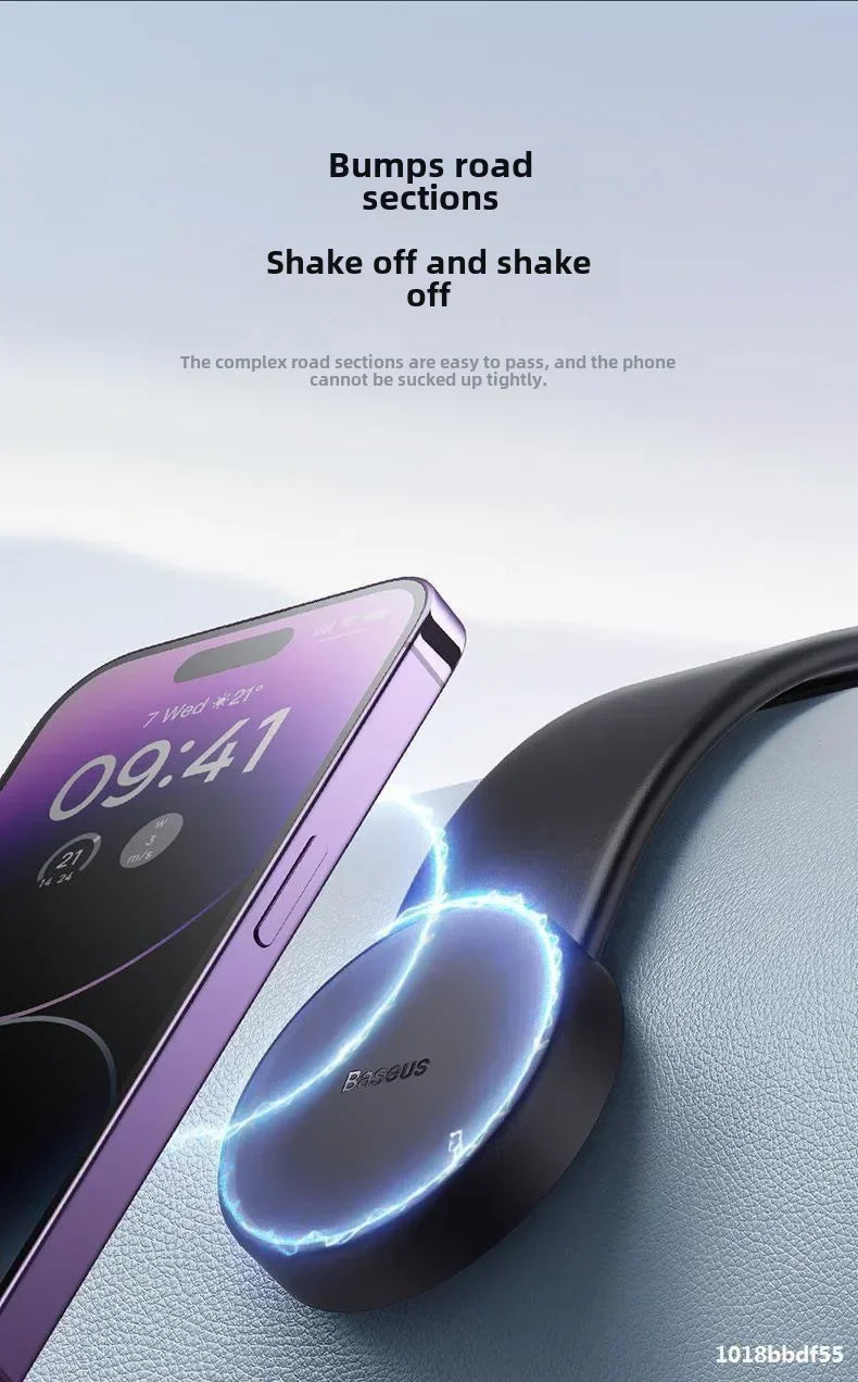 VIKEFON नयाँ चुम्बकीय चुम्बकीय कार मोबाइल फोन होल्डर फोल्डेबल कार विशेष कार सक्शन कप डिस्क चुम्बकीय नेभिगेसन सक्शन