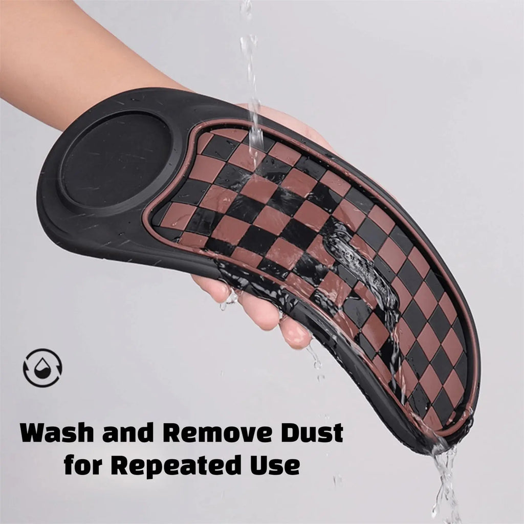 ड्यासबोर्डको लागि फोन होल्डर एन्टी-स्लिप म्याट होल्डर, सेल फोनको चाबीको लागि ३६०° घुमाउन मिल्ने फोन होल्डर, सनग्लास