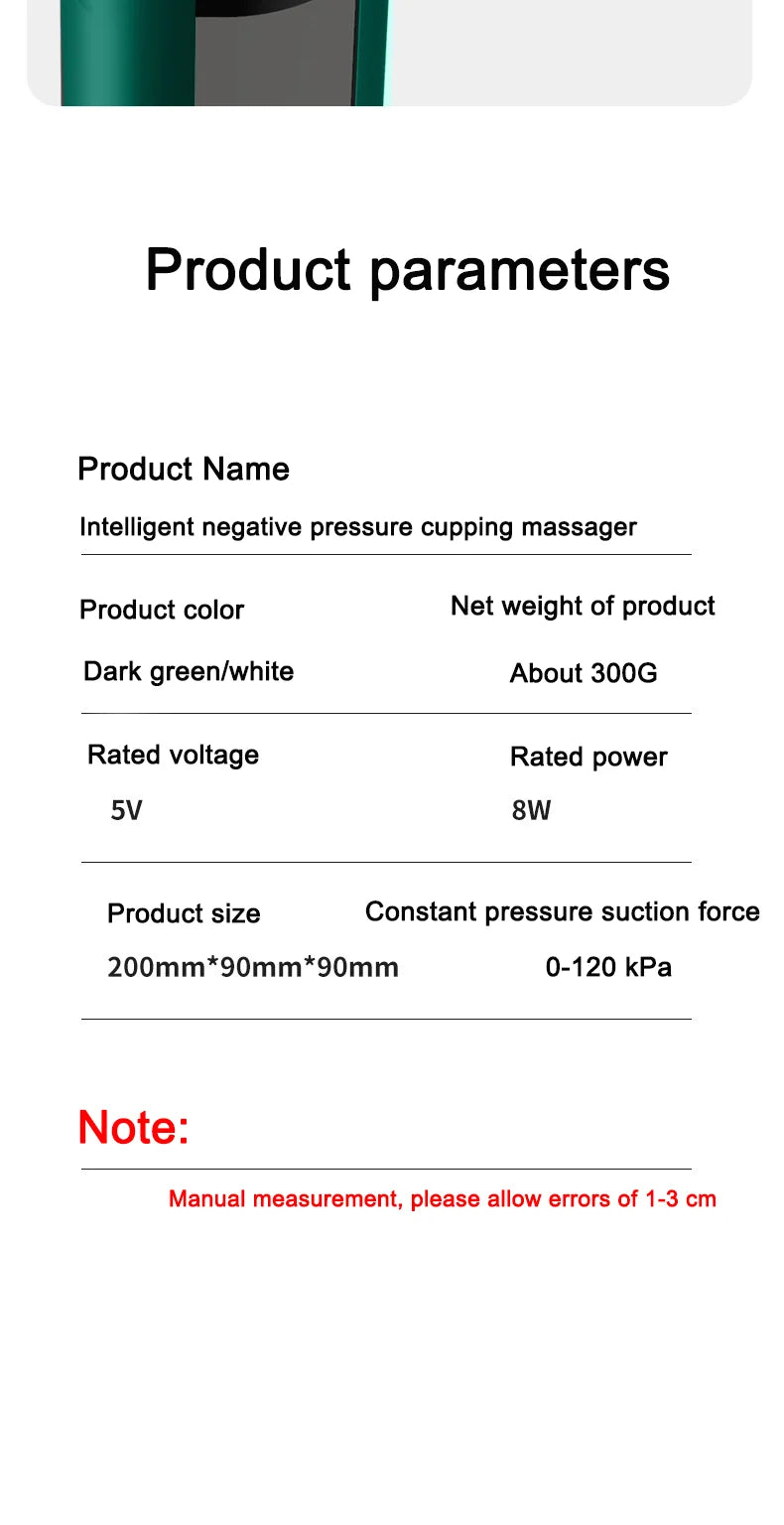 इलेक्ट्रिक बहु-कार्यात्मक तताउने मेरिडियन ड्रेजिङ र अवशोषित उपकरण बुद्धिमान नकारात्मक दबाव ताप कम्प्रेसर