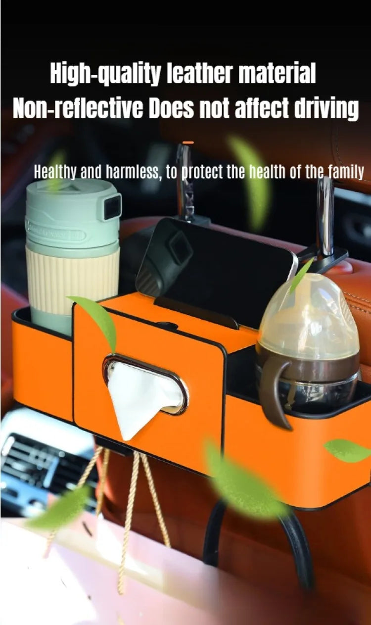 ह्याङ्गिङ सिट हुक कप होल्डर स्टोरेज ब्याग युनिभर्सल कार सिट ब्याक अर्गनाइजर मल्टी-फंक्शन ह्याङ्गिङ