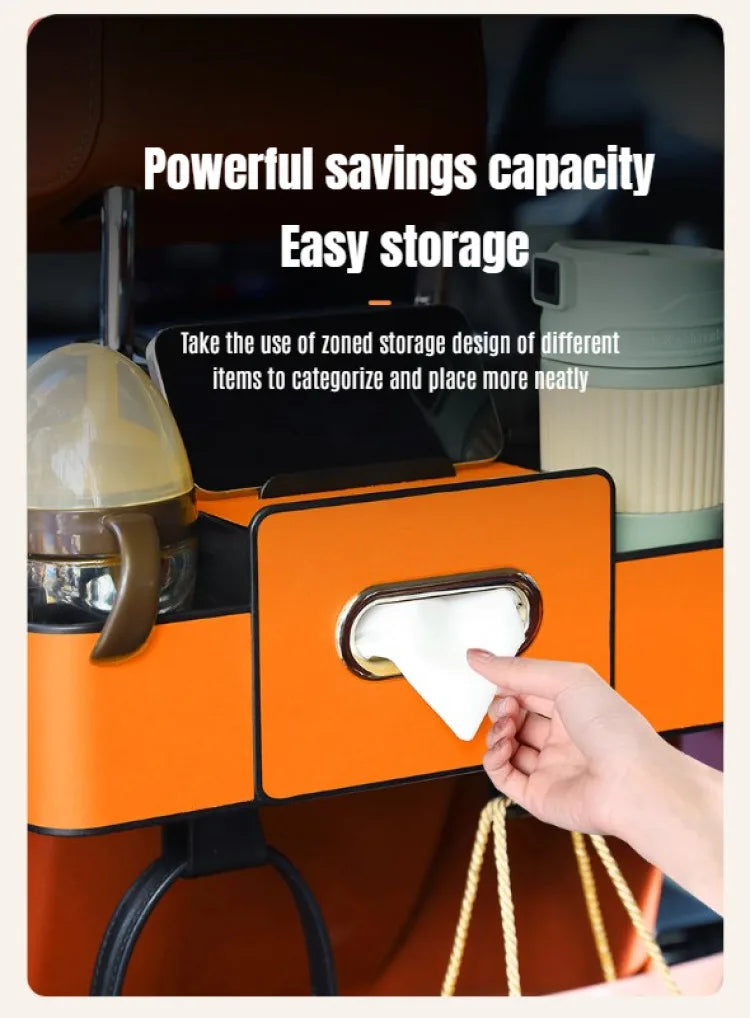 ह्याङ्गिङ सिट हुक कप होल्डर स्टोरेज ब्याग युनिभर्सल कार सिट ब्याक अर्गनाइजर मल्टी-फंक्शन ह्याङ्गिङ