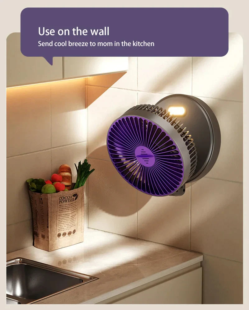 इलेक्ट्रिक फ्यान ३ इन १ रिचार्जेबल सानो फोल्डिंग साइकल डेस्कटप भित्तामा माउन्ट गरिएको सानो फ्यान छात्रावास शौचालय चिसो हावा गर्मी पंखा