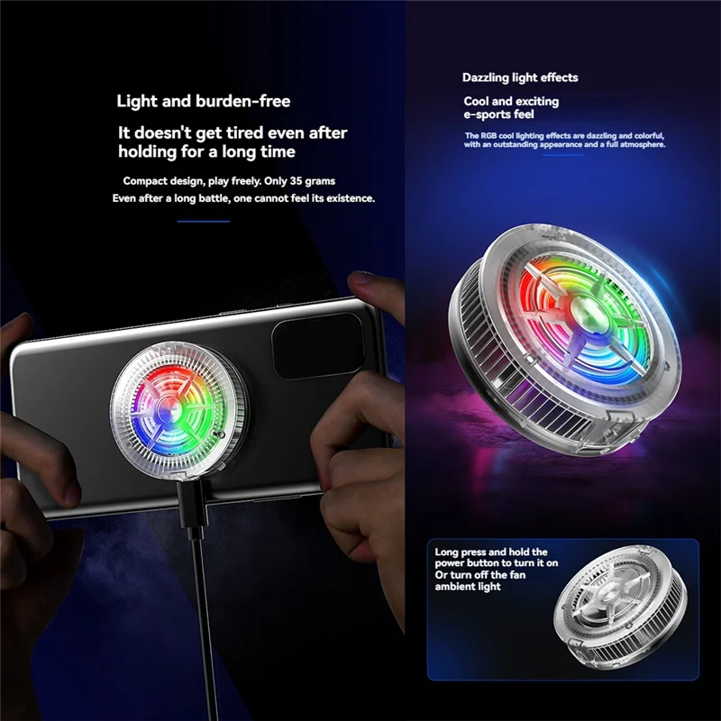 गेमिङ कुशल ताप सिङ्क प्रविधिको लागि आदर्श N11R अल्ट्राथिन चुम्बकीय अर्धचालक फोन कूलर