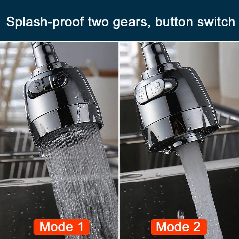 ३६० डिग्री समायोजन भान्साको नल एक्सटेन्सन ट्यूब पानी बचत नोजल फिल्टर नल घर बाथरूम ग्याजेट भान्सा सामानहरू