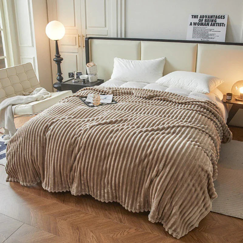 नक्कल खरायो मखमली शरद ऋतु न्यानो ओछ्यानको कम्बल वा कम्बल र तकियाको आवरण नरम न्यानो जाडो सोफा कम्बल थ्रो ल्याप कम्बलको लागि