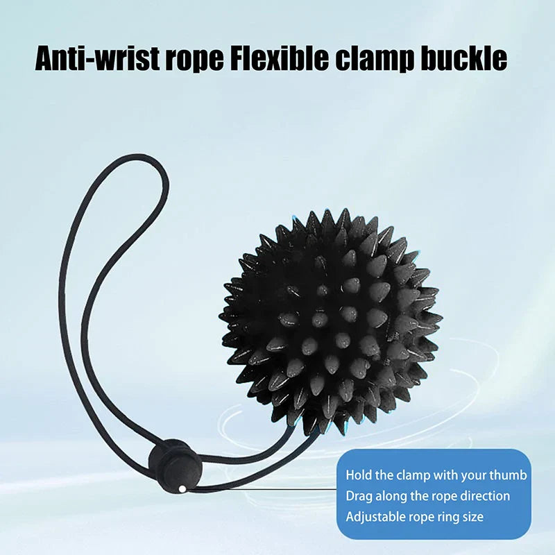 १ पिस हात र खुट्टा आराम मसाज बल; नरम काँडाको पकड बढाउने पुनर्वास उपकरण