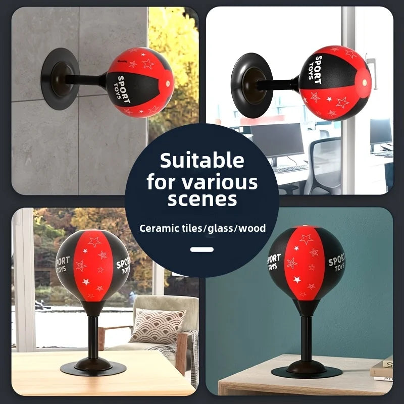 (संयुक्त राज्य अमेरिका द्वारा सिफारिस गरिएको) डेस्कटप बक्सिङ स्पीड रियाक्सन बल - दुवै केटाहरूको लागि उपयुक्त बालबालिकाको खेलौना प्रशिक्षण उपकरण