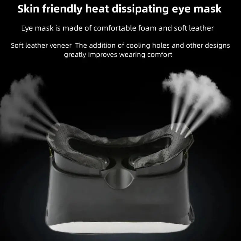 ४.७-६.१ इन्च एन्ड्रोइड स्मार्ट फोनहरूको लागि थ्रीडी भीआर चश्मा हेडसेट हेड-माउन्ट गरिएको समायोज्य भीआर भर्चुअल रियालिटी चलचित्र खेल हेलमेट