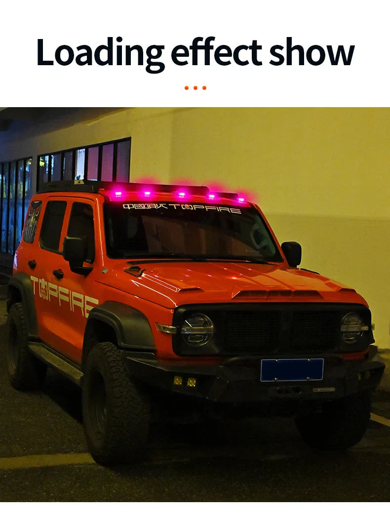 रिमोट कन्ट्रोल क्याब सिग्नल ल्याम्प सहितको सौर्य कार रूफ स्ट्रोब लाइट वायरलेस नो पंच एलईडी ट्रक पिकअप ट्रक रूफ चेतावनी लाइटहरू