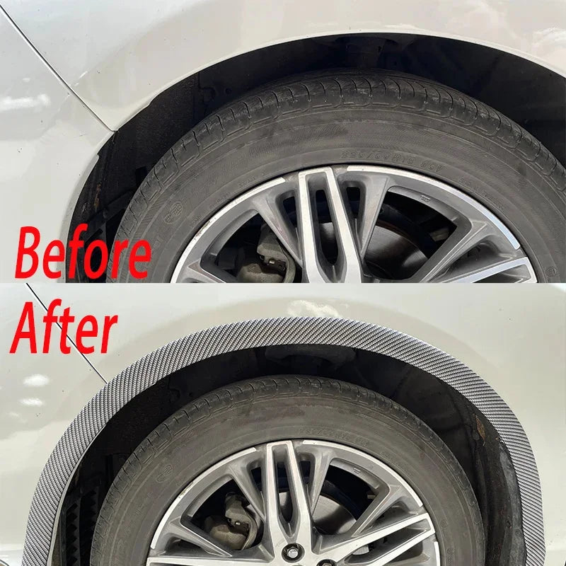 १.५ मिटर कार फेन्डर फ्लेयर्स आर्च विङ एक्सपान्डर आर्च आइब्रो मडगार्ड लिप बडी किट प्रोटेक्टर कभर मड गार्ड एक्सेसरीज