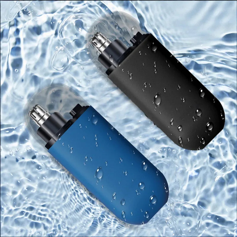 पुरुषहरूको इन्टेलिजेन्ट नन पिन्च इलेक्ट्रिक नोज हेयर ट्रिमर TYPE-C चार्जिङ राउन्ड आर्च ब्लेड पोर्टेबल नोज हेयर ट्रिमर