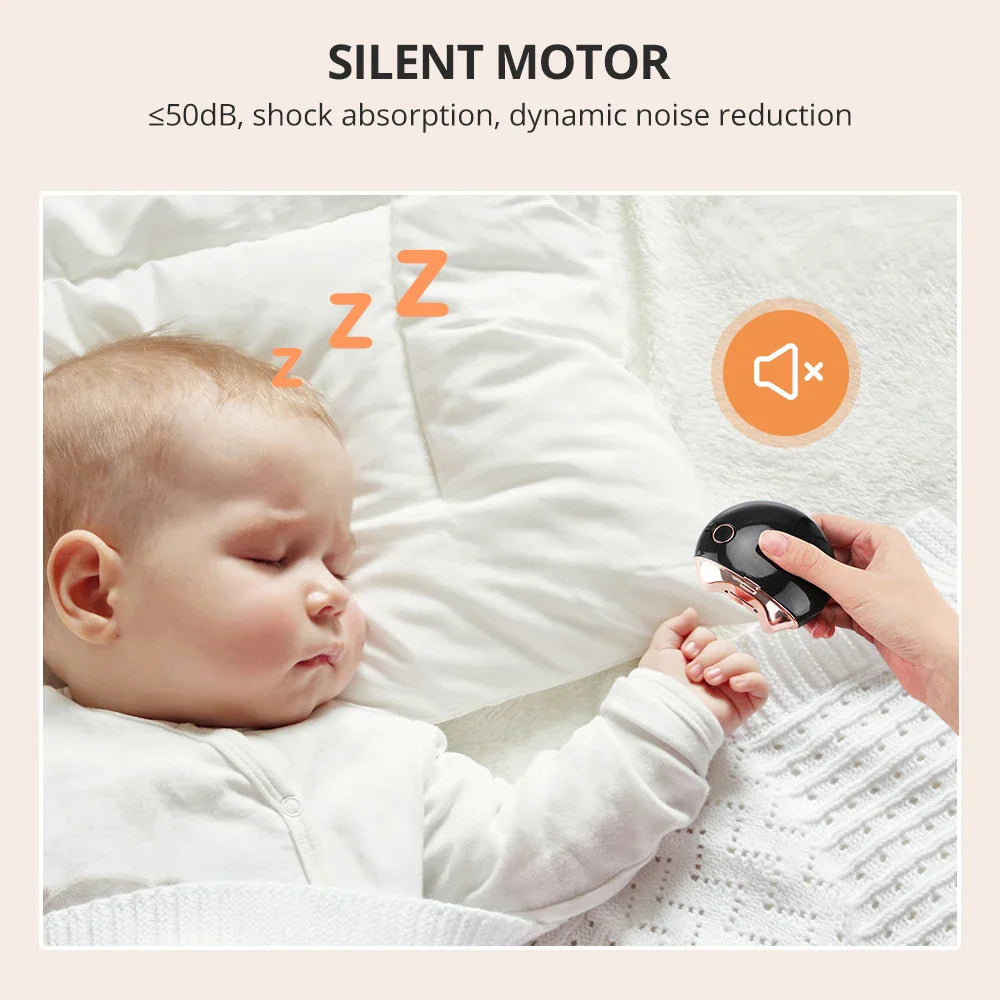 इलेक्ट्रिक नेल क्लिपर स्वचालित नेल क्लिपर ट्रिमर कटर नेल सिजर कम आवाज एन्टी-स्प्ल्याश नेल मेसिन मैनीक्योर मेसिन