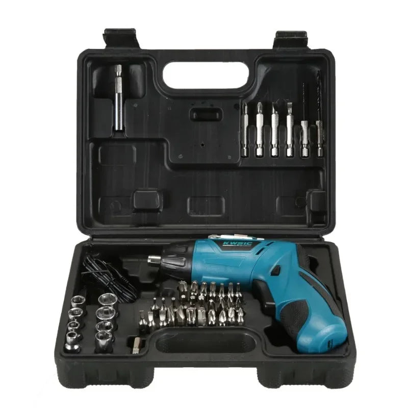 ४.८V रिचार्जेबल ड्रिल इलेक्ट्रिक स्क्रूड्राइभर ह्यान्ड ड्रिल सेट घरायसी इलेक्ट्रिक स्क्रूड्राइभर CRV ब्याच ह्यान्ड भएको स्क्रूड्राइभर