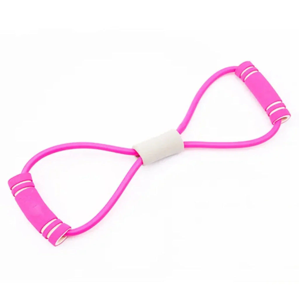 शक्ति प्रशिक्षणको लागि परिष्कृत प्रतिरोध ब्यान्डहरू - काँधहरूको अधिकतम तन्काउनको लागि फर्म-इम्प्रिभिङ ८-आकारको व्यायाम उपकरण