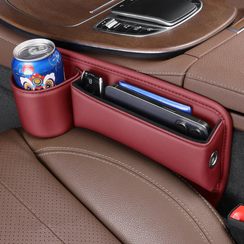 कार सिट ग्याप अर्गनाइजर स्टोरेज बक्स पकेट मल्टिफंक्शन युनिभर्सल वालेट कुञ्जी कार्ड कप फोन होल्डर अटो इन्टेरियर एक्सेसरीज