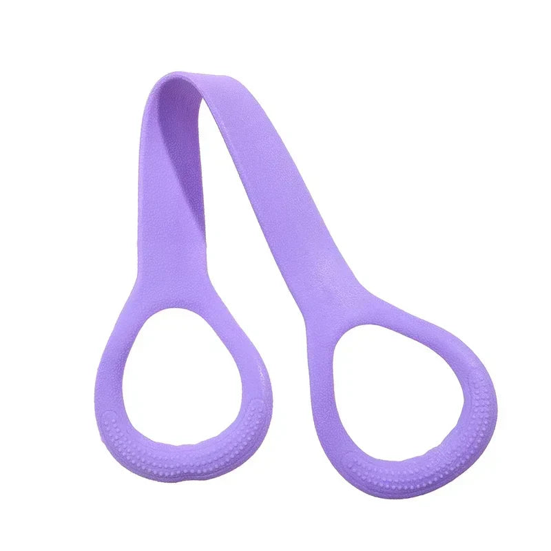 १PCS फिटनेस स्ट्रेचिङ बेल्ट ८ आकारको पुलर आर्म ब्याक ट्रेनिङ इलास्टिक डोरी योग सहायक व्यायाम उपकरण घर महिला