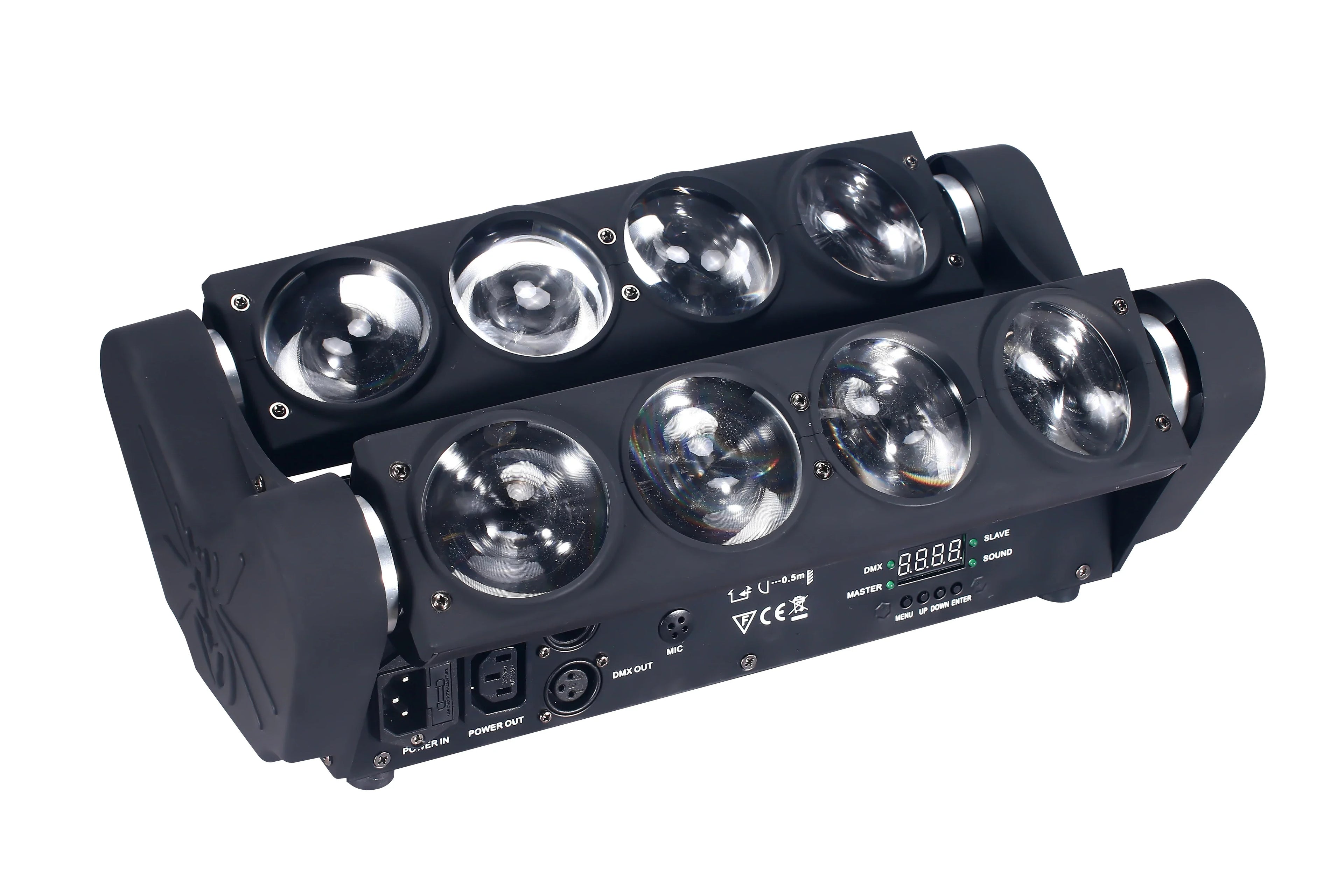 एलईडी ८x१५W ४in१ स्पाइडर लाइट RGBW पार्टी डीजे बीम वाश मुभिङ हेड DMX कन्ट्रोल स्टेज इफेक्ट