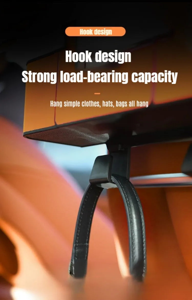 ह्याङ्गिङ सिट हुक कप होल्डर स्टोरेज ब्याग युनिभर्सल कार सिट ब्याक अर्गनाइजर मल्टी-फंक्शन ह्याङ्गिङ